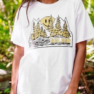 NWT, Volcom Women’s Stone Tech Short-Sleeve Graphic T-Shirt in Star White, XS/S